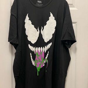 Marvel Comics Venom Black Graphic T-Shirt